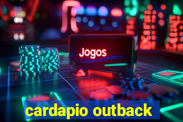 cardapio outback