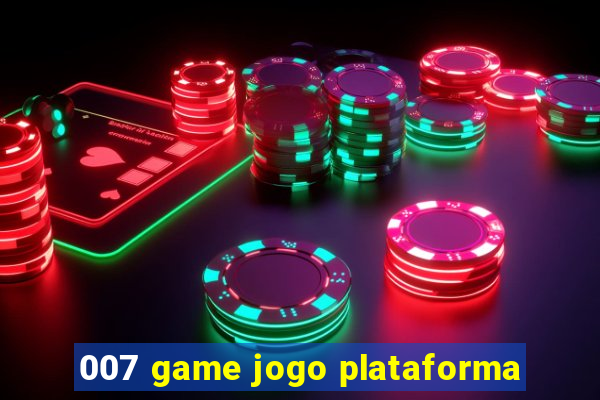 007 game jogo plataforma