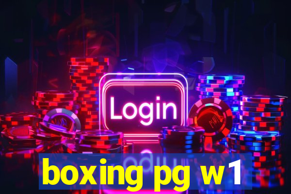 boxing pg w1